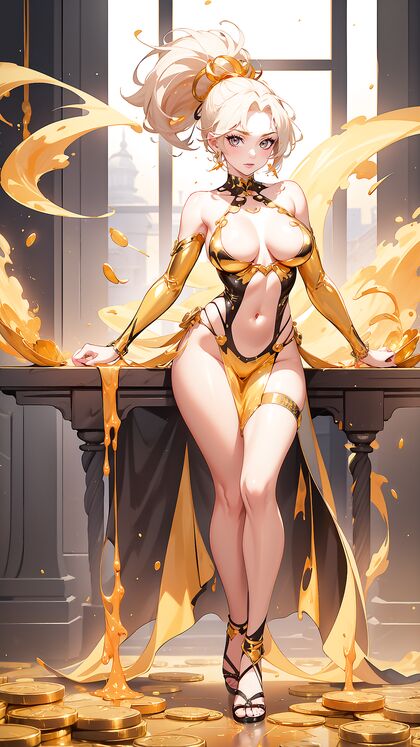 Holy Fuck! Hentaigold Goddesses Unleash Their Golden Liquid on Your Screen!