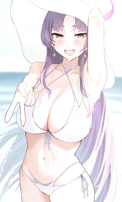 Holy Shit! Hentaified Swimmers Soaking Wet in XXX Pic of Hot Babe -YUKARi