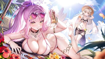 Horny AF MIKA Nags NAGISAtastic Beach Fuck Fest - HENTAI XXX PIC