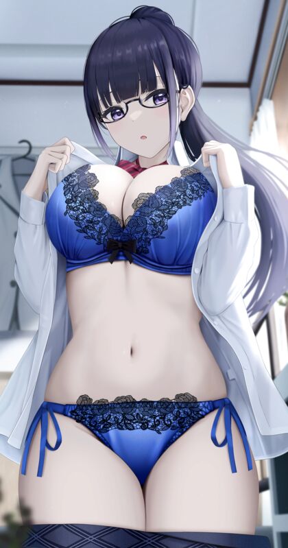 Holy shitlings! Blue Lace Panties Gettin’ It On Hardcore XXX Style!