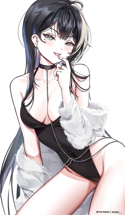 Horny Bitch in Loosened Pelt Tugs on Her Swollen Clit While Wearing XXX Hoodie