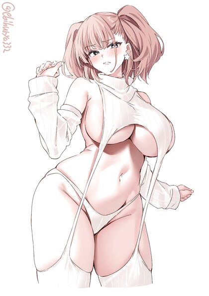 Damned if you do! Atlanta in her hottest XXX pose ever - HENTAI SWEATER!