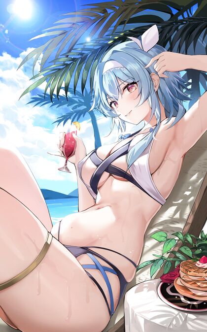 Horny AF Eulagirl Gets Fucked Up With Drinks & Grub - XXX HENTAI PIC!