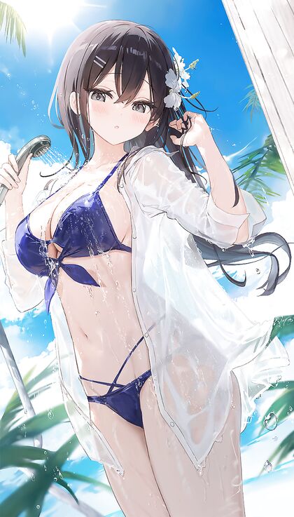 Soaking Wet & See Through - Hentai XXX Porn Pic