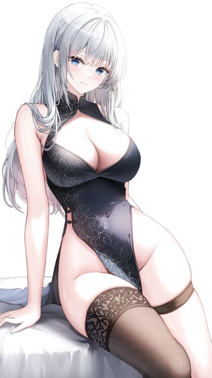 Horny AF Chick in Black Lace Hottie from Chine$e $ex Shop Goes Hardcore!