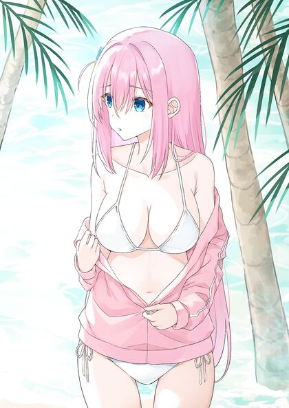 Holy Titties! Hottie in Skimpy X-Rated Swimsuit Gets Down with Some Serious Ass Action!