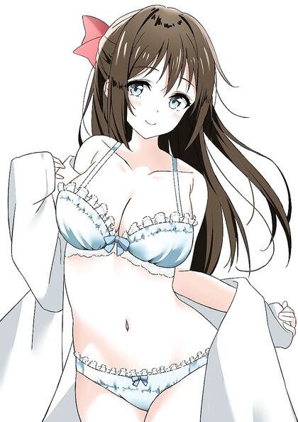 Holy shit!, this hentaified babe is rockin’ her sexy as fuck bathrobeness!