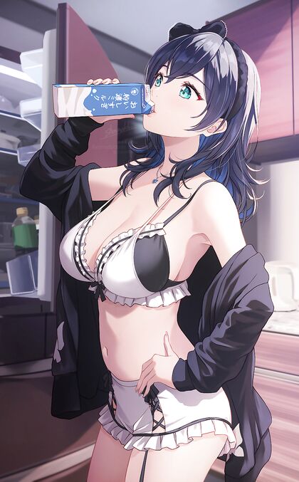 Holy Lactation! Drinkin’ Milk for Some Hot AF Hentai XXX Pics