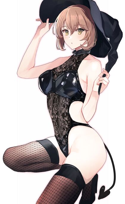 Halloween Hottie Mutsunohime Dressed Up As Wicked XXX-Rated Kawaisa in Her Sexy Sorceress Outfit