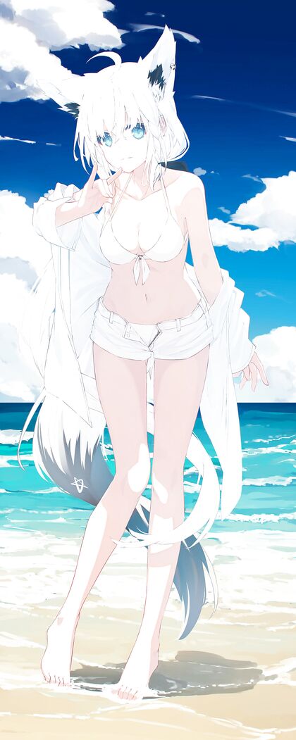 Busty babe waiting for some hot action on her seaside vacay - HENTAI XXX PIC INSIDE!