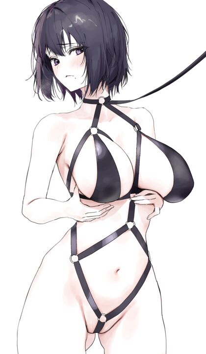 Tied up & Horny - Hentaified XXX Leash Play for Your Pleasure