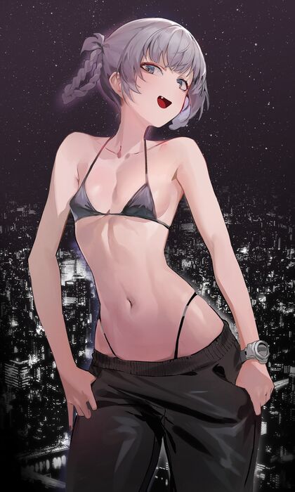 Holy shit!, Nazuma is fucking hot as hell wearing her wet hentaibiki! You won’ta believe how XXX this pic looks!