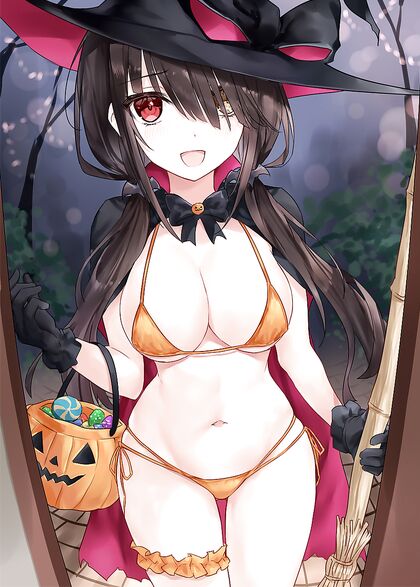 Spooky Hallows Eve Hentai XXX Porn Pic of Sex Kitten Hotty - MUST CUM SEE!