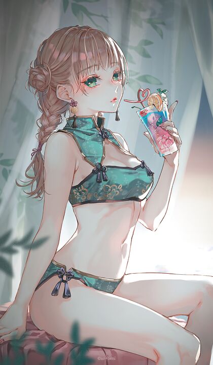 Holy Shit! Check Out This Hottie in Her XXX Chinese Swimmies!