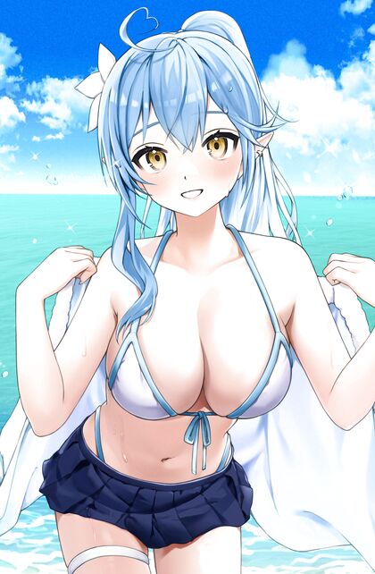 Holy shitlords! Hentaicute lil bbq chick in skintight swimmies is pure fucking art!