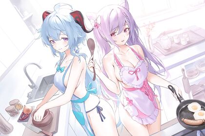 Horny AF Ganny-Wanna Fuckin’ Brekkie with KeQween – XXX HENTAI PIC!