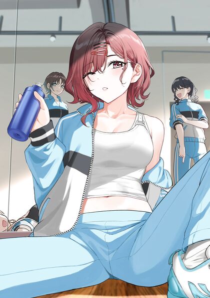 Porno Madness! Hottie Madoka After Her Rough XXX Workouts