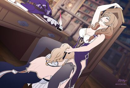 Horny MILF Mondstad Gets Pounded by Her Biggest Fans in XXX HENTAI Pic!