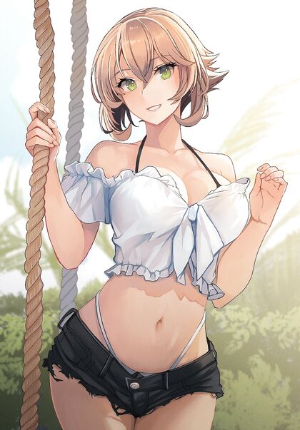 Holy shittin’ HotPANTS! MUTSU Goes HENTAI in XXX PIC from KanCollege