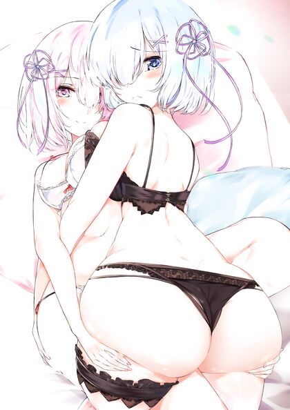 Horny Twins Rem n Romp in XXX HENTAI PIC