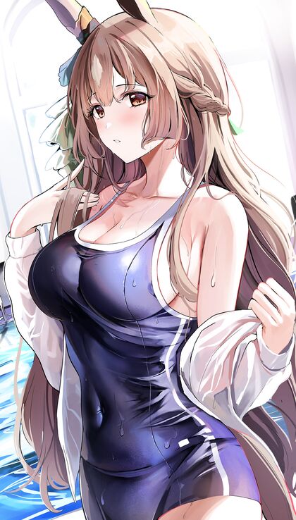 Horny bitch Satano takes her wet puss to go fucking dive in h2o