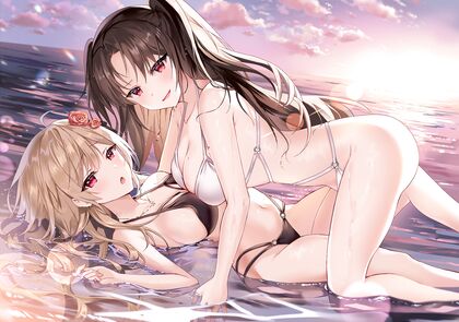 Holy shitlords! Barely-there bitches in hottest damned HENTAI swimsuits will make your dick explode with XXX pleasure!