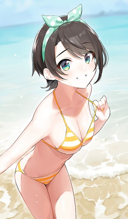 Drooling over your wet bikini body at thhe beeach wit me n subarru ~ hentaixxx pic