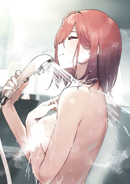 Dripping wet hottie gets soapy in steamy XXX bathroom