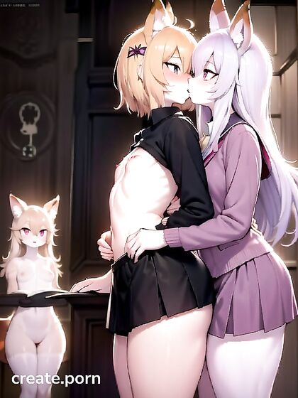Fox Furry Reveals His Sexy Balls and Dick in Hot Hentai Action