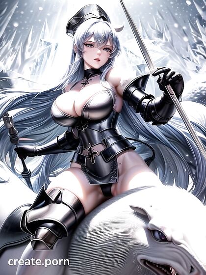 Sunset Commands an Army of Icy Soldiers Amidst aSnowy Hentai Fantasia