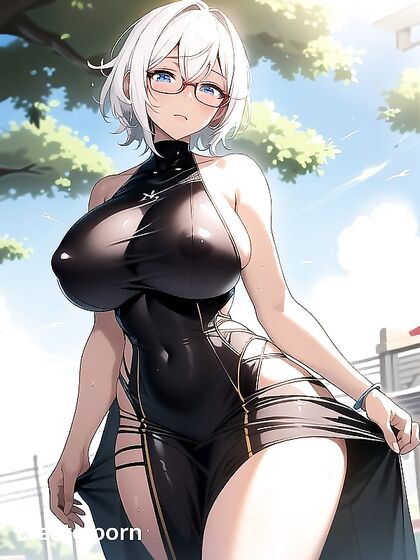 Perfect Big-Assed Beauty with Prominent Nipples in Steamy Hentai Action