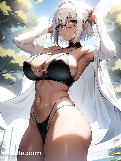 Blushing Black-Skinned Mole in Mind-Blowing Hentai Action