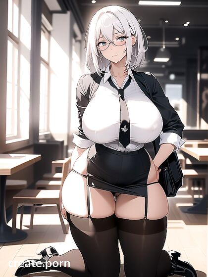 Gorgeous White-Haired Beauty with Huge Boobs inMind-Blowing Hentai Action