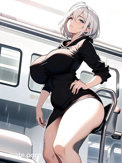 Blushing Beauty with Wide Hips and Prominent Nipples in Steamy Hentai Action