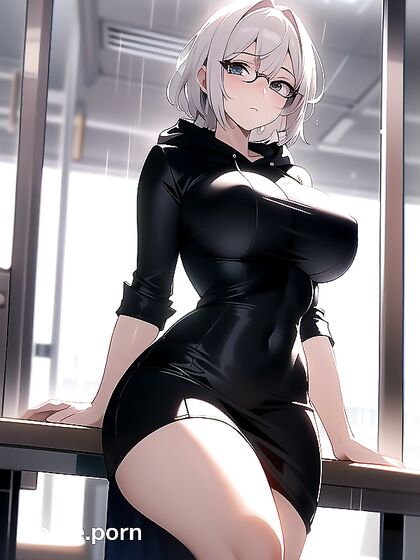 Dark-Skinned Beauty Blushes with Enormous Breasts in Seductive Hentai Action