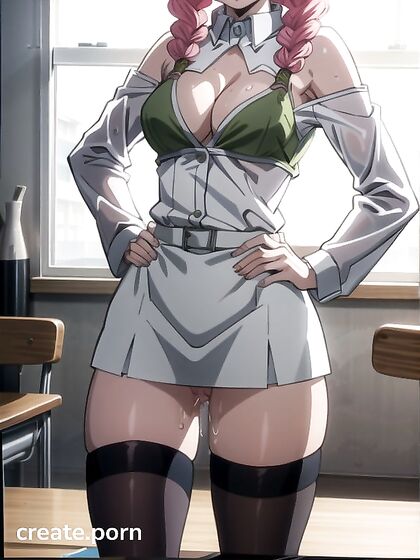 Large-Breasted Female Pervert Enjoying Intense Intravaginal Ejaculations in Hentai