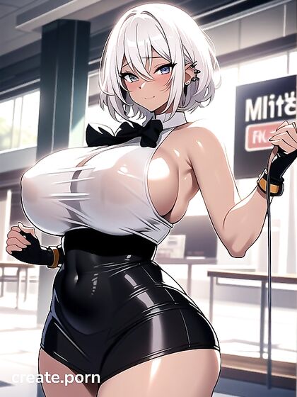 Dark-Skinned Beauty with Massive Tits in Juicy Hentai Action