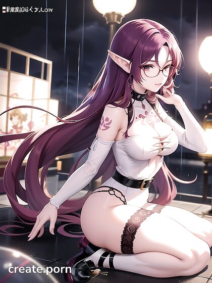 Sensual Gloves and Glasses Action in Seductive Hentai Scenes
