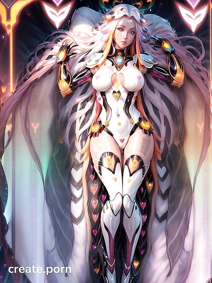 Aphrodite in Futuristic Sex Armor Tempts With Desires and Lustful Passions