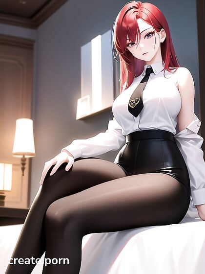 Makima's Seductive Feet Tease in a White Shirt for Steamy Hentai Action