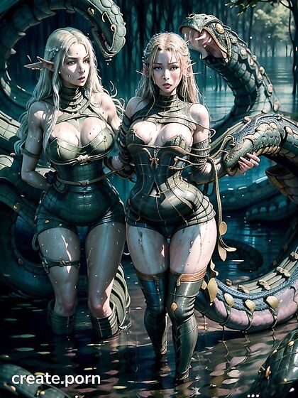 Blonde Elf's Clothes Torn Off in Shocking Hentai Scene
