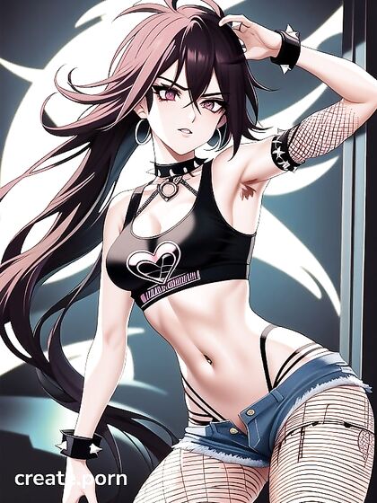 Pierced Skater Girl 18+ in Black Gear-Up for Wild Hentai Action