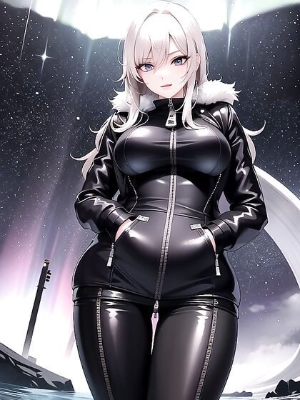 Polar Explorer's Fur-Lined Parka Unzips to Reveal Naughty Temptation Hentai