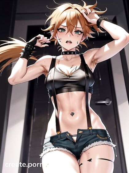 Goth Babe with Armpit and Pubic Hair Seduces inSTEAMy Hentai Action
