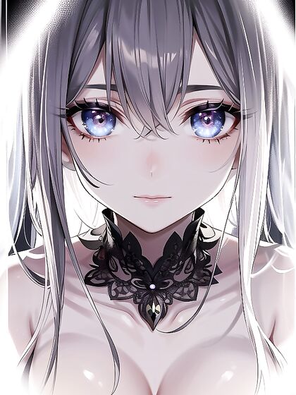 Intense Emotional Gazes and Detailed Iris Textures in Mesmerizing Hentai Scenes