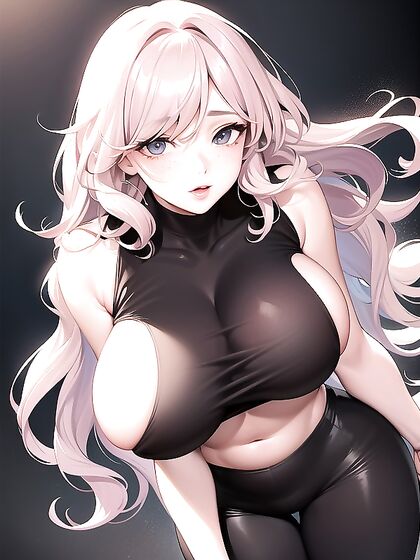 Soft Pastel Minimalist Hairstyle Accessories in Intimate Hentai Scenes