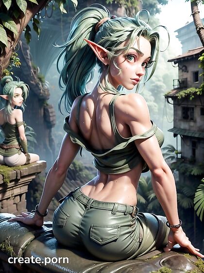 Anaconda Statues and Sweaty Seduction in the Abandoned City's Erotic hentai Scenes