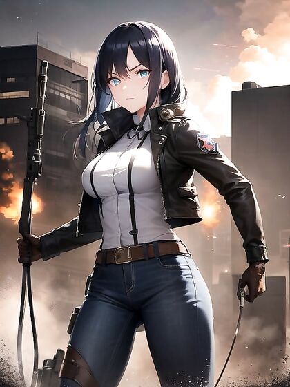 Resistance FighterGirl 18+'s Tattered Skirt in Dark Hentai Desire