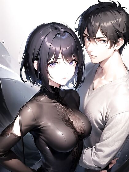 Guy Dressed in Outfit with Scarf and Dress for Steamy Hentai Action