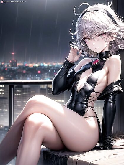 Skinny Goth Chick Gets Seductive in Mesmerizing Hentai Action